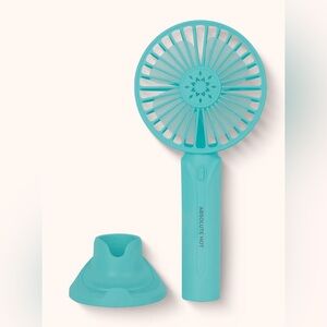 Absolute New York Blue Aqua Standing Beauty Fan- detachable base, rechargeable